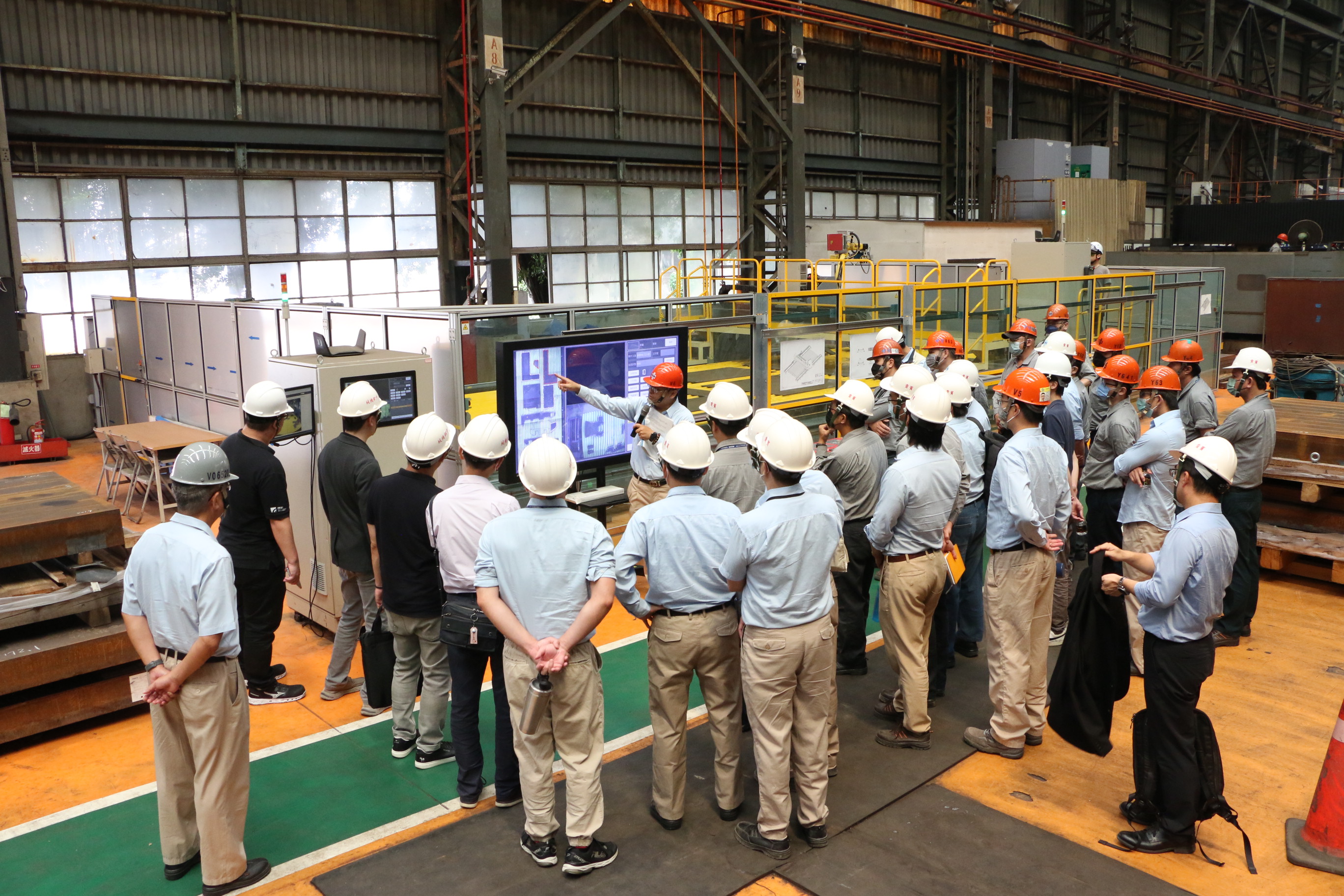 熱烈歡迎中鋼集團觀摩參訪中鋼機械智慧製造成果