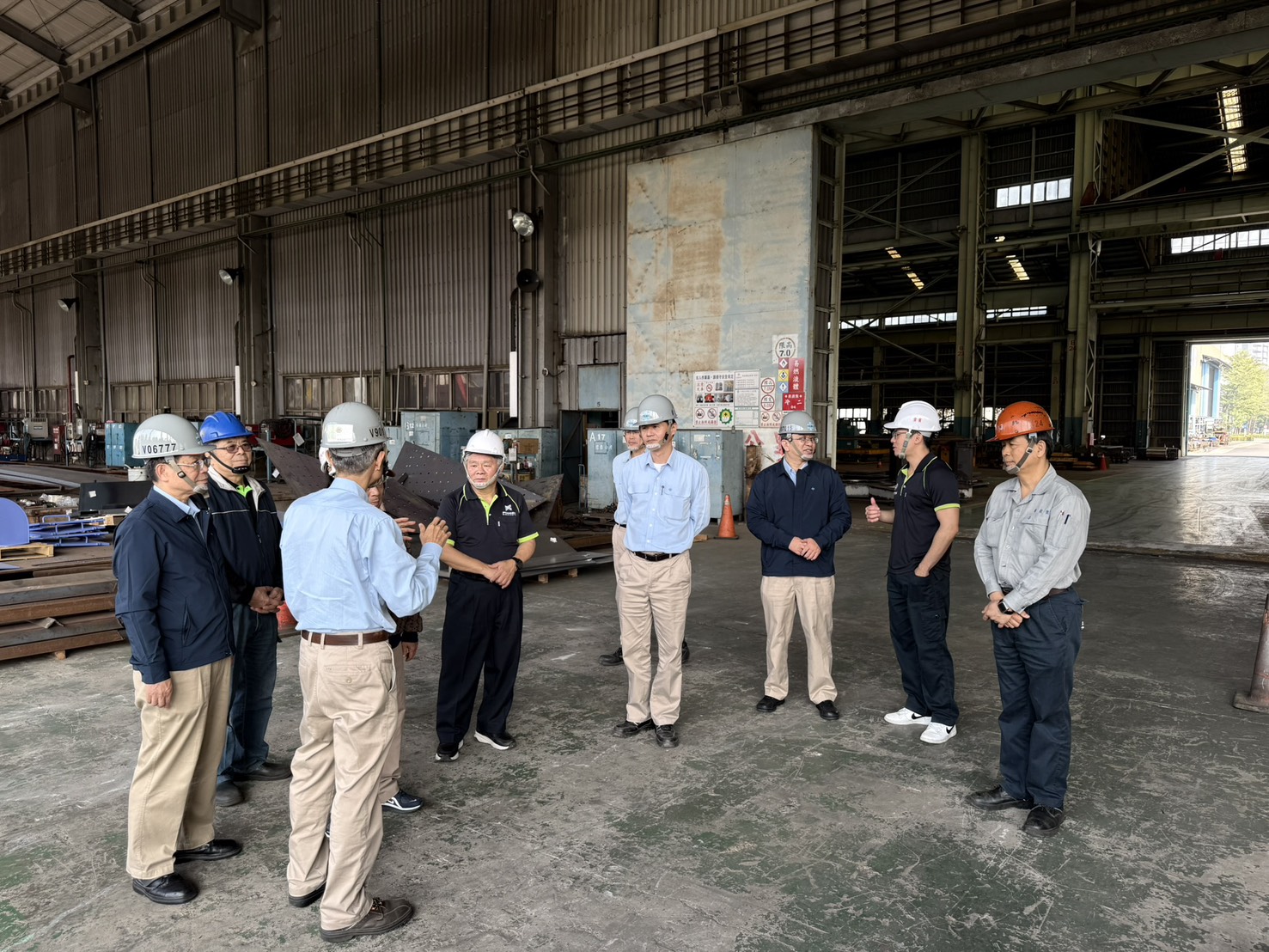 歡迎先鋒機械公司團隊✦來訪中機廠驗